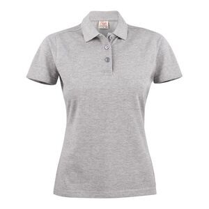 Printer Womens/Ladies Surf Light Melange Polo Shirt / Gray